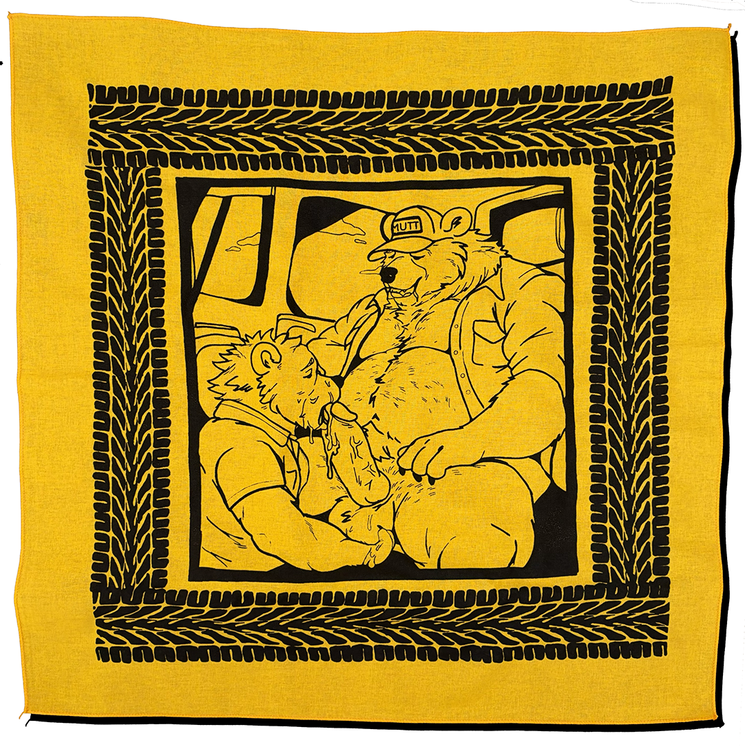 Wide Load — Hand-Silkscreened Cotton Bandana