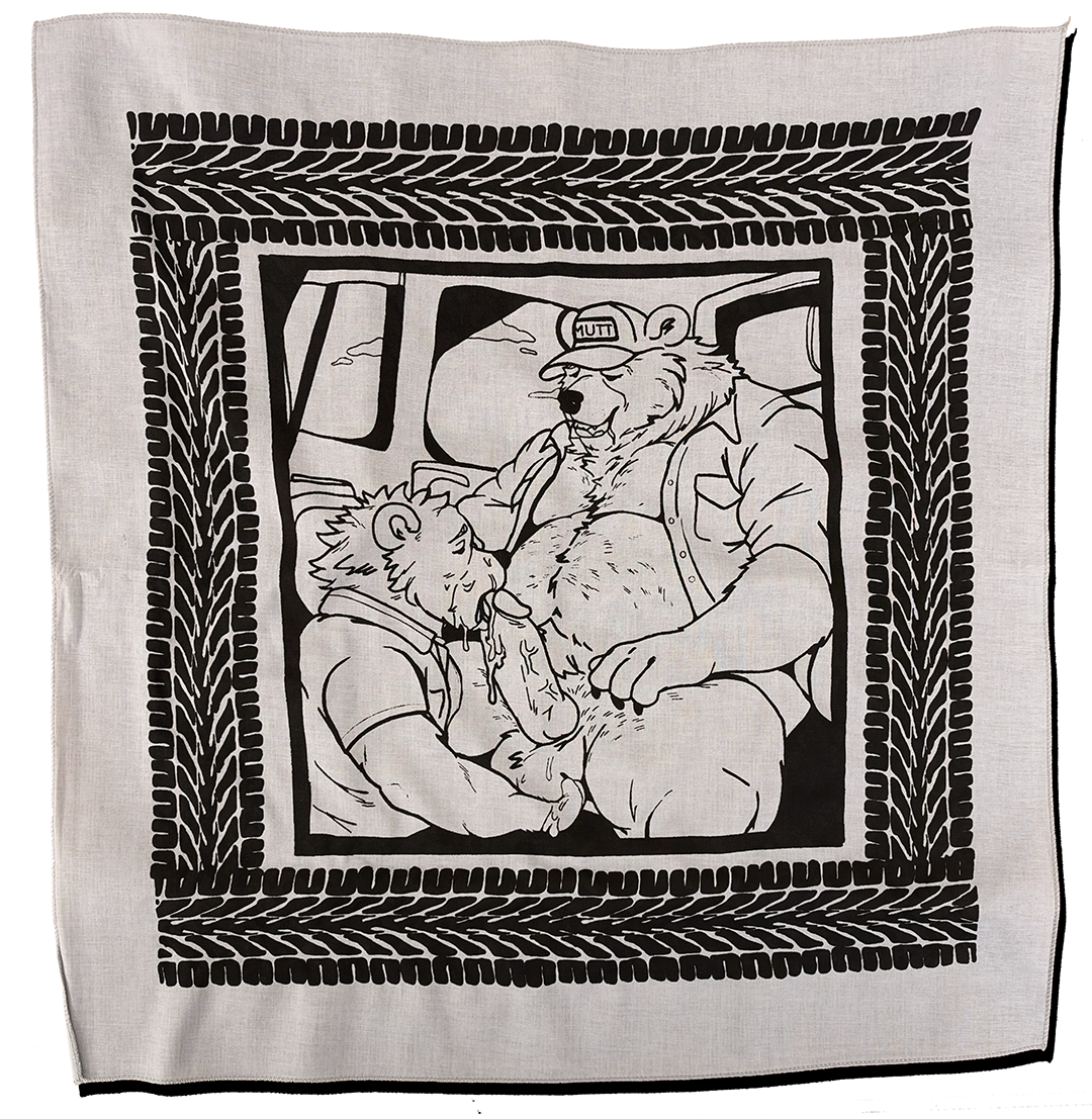 Wide Load — Hand-Silkscreened Cotton Bandana