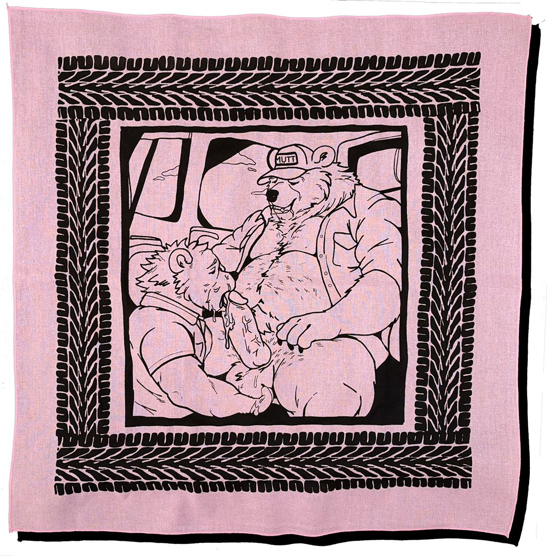Wide Load — Hand-Silkscreened Cotton Bandana